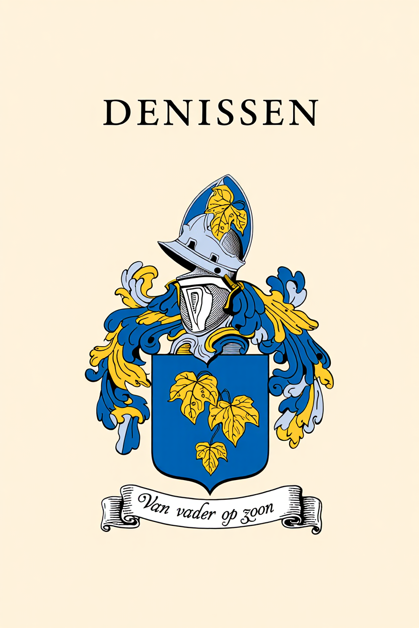 Familiewapen van de achternaam DENISSEN