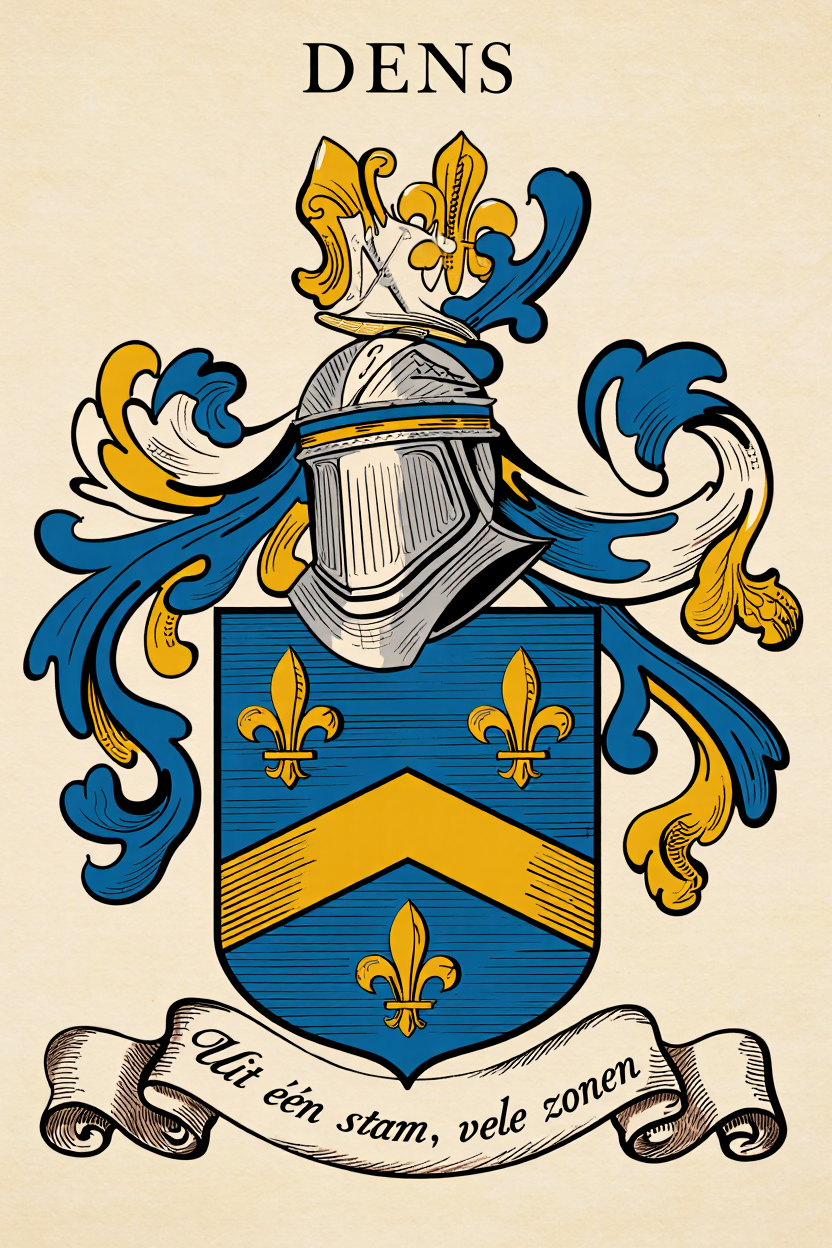 Familiewapen van de achternaam DENS