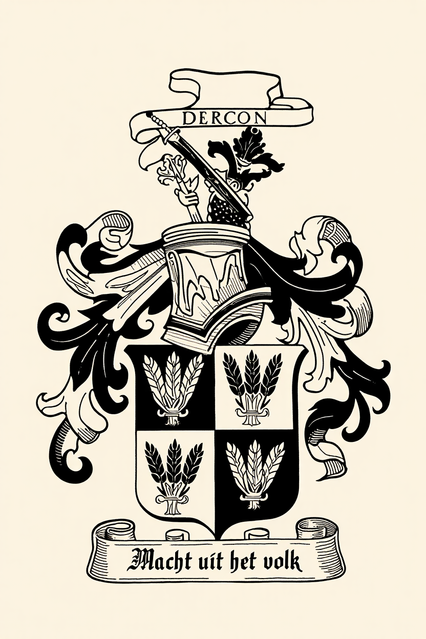 Familiewapen van de achternaam DERCON