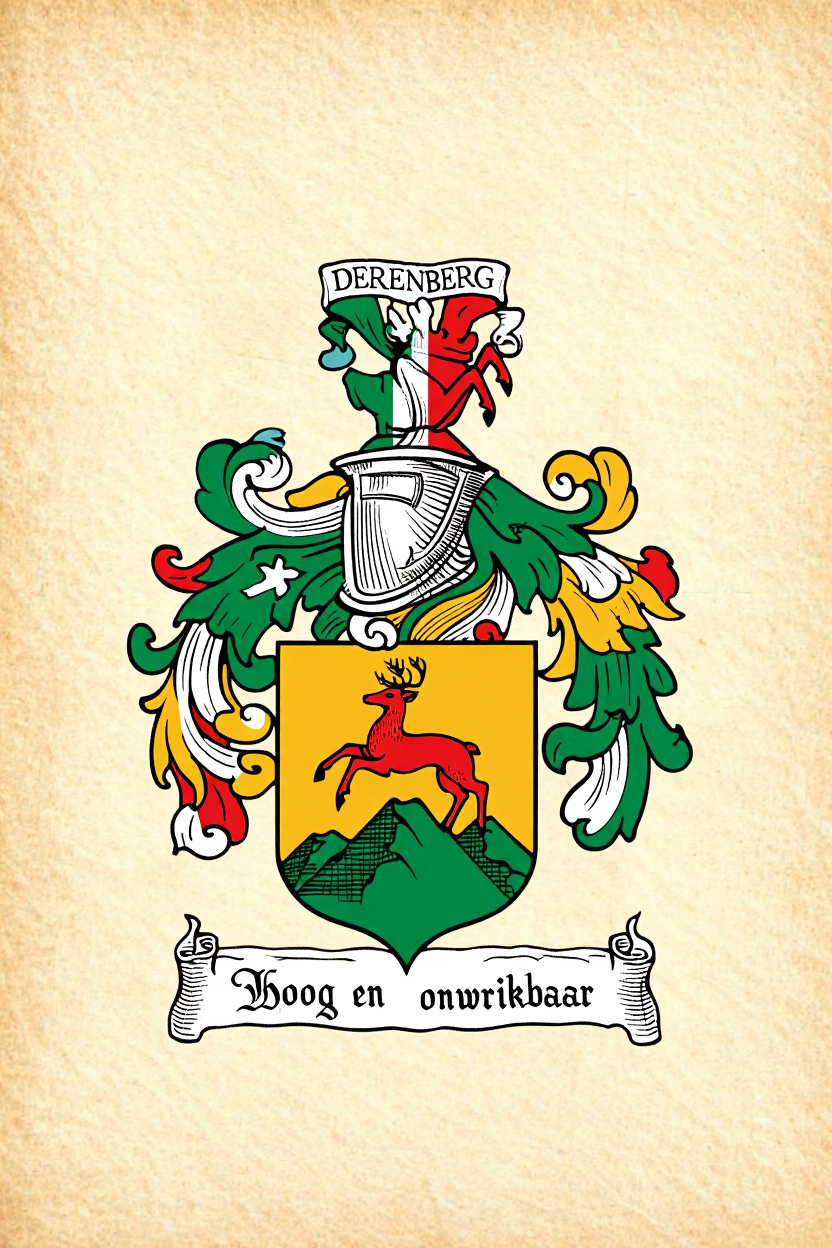 Familiewapen van de achternaam DERENBERG