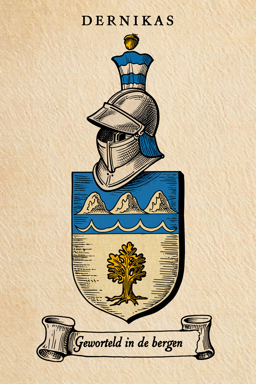 Familiewapen van de achternaam DERNIKAS