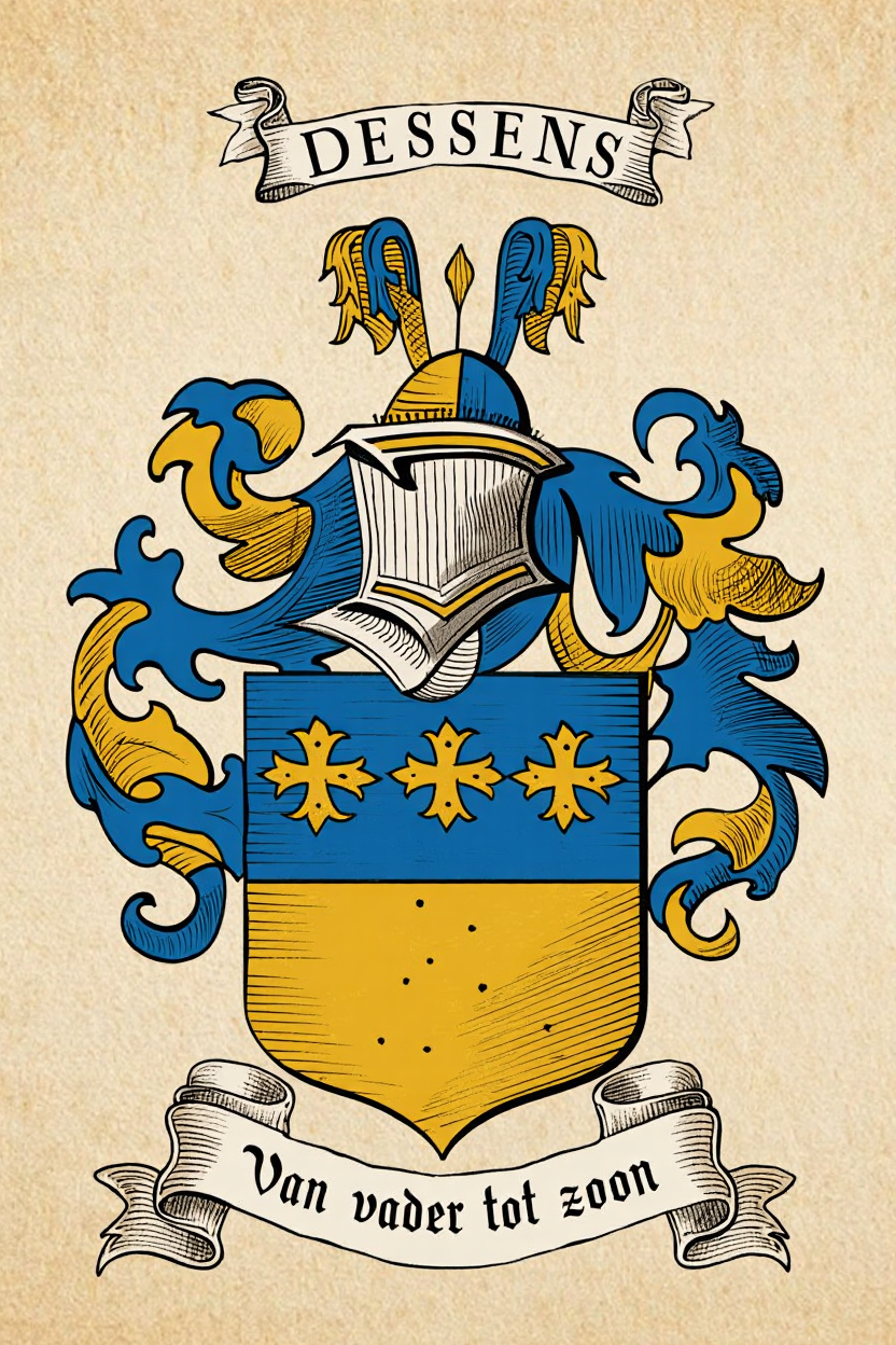 Familiewapen van de achternaam DESSENS