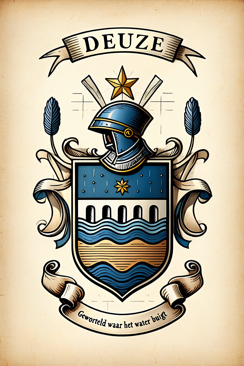 Familiewapen van de achternaam DEUZE (vergrendeld)