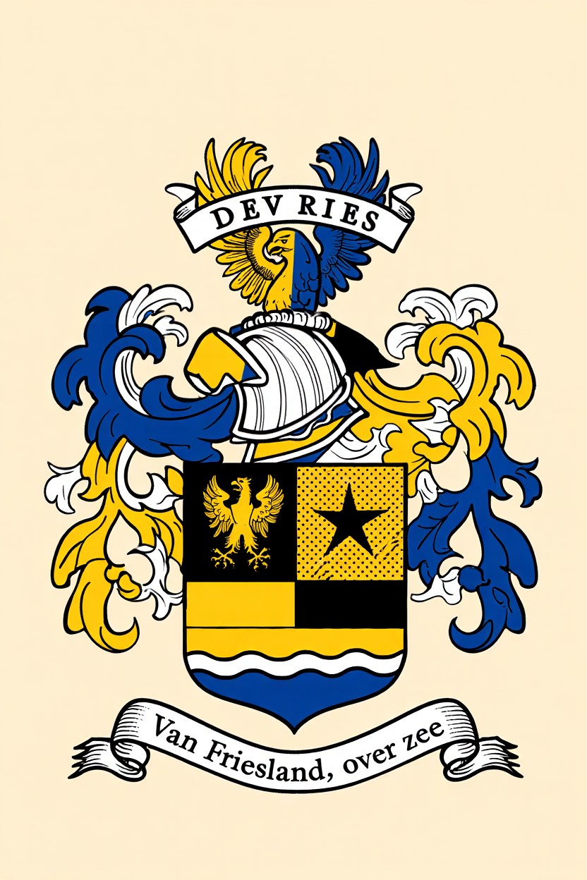 Familiewapen van de achternaam DEVRIES