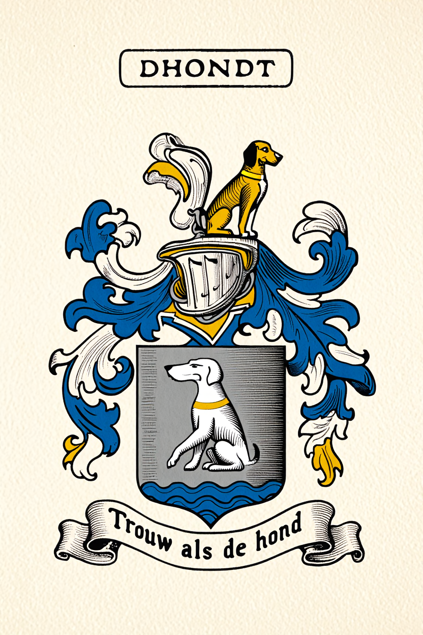 Familiewapen van de achternaam DHONDT