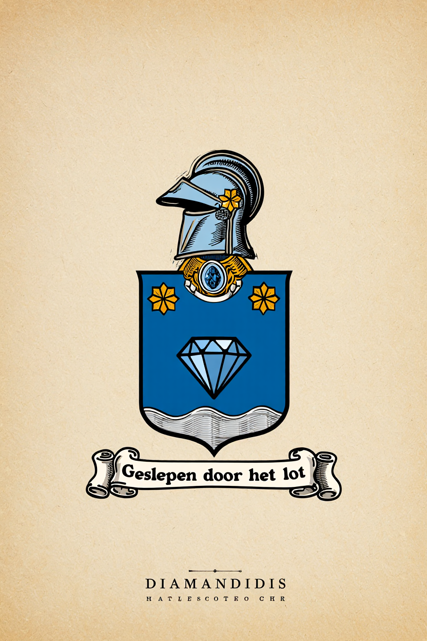 Familiewapen van de achternaam DIAMANDIDIS (vergrendeld)
