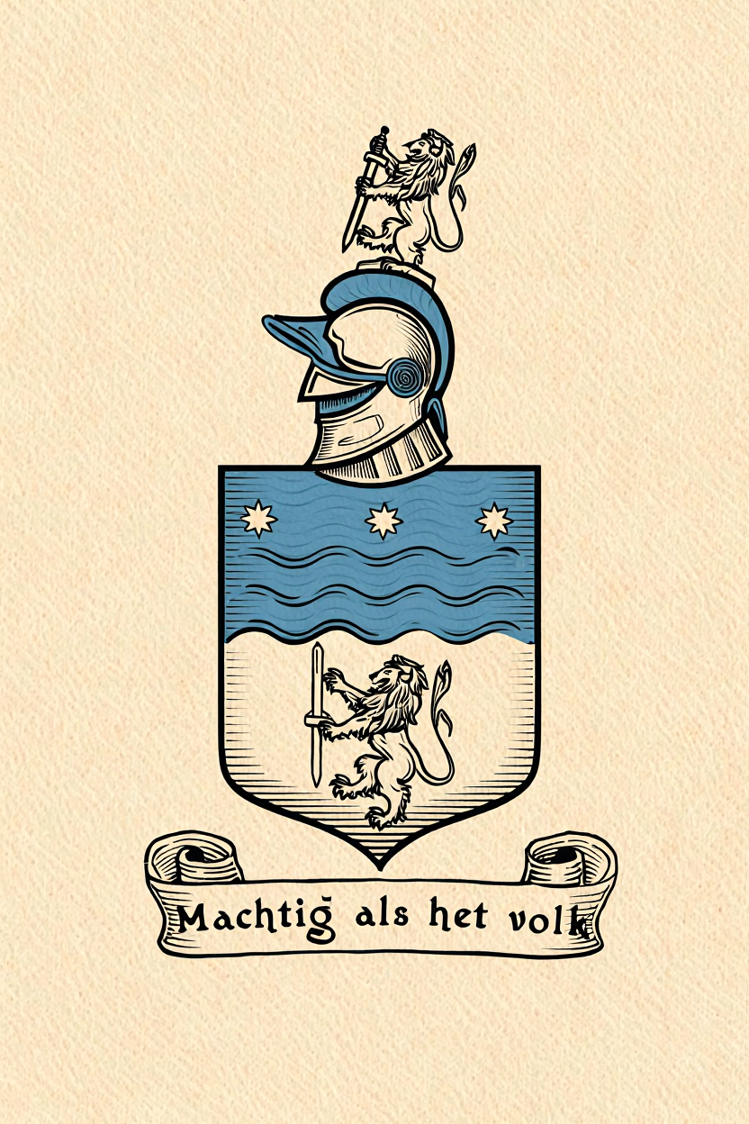 Familiewapen van de achternaam DIELEMAN (vergrendeld)