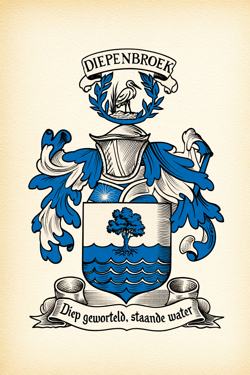 Familiewapen van de achternaam DIEPENBROEK