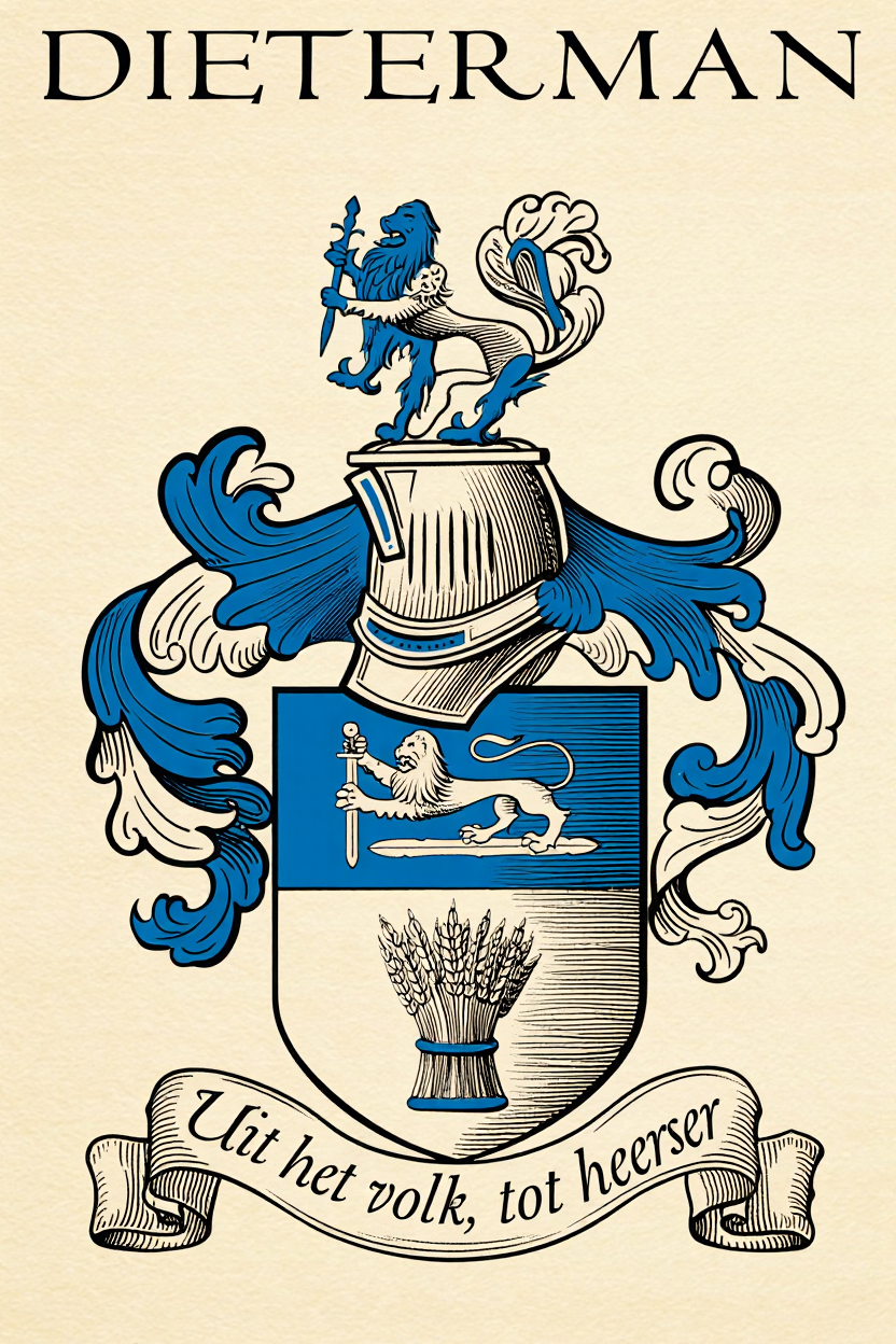 Familiewapen van de achternaam DIETERMAN