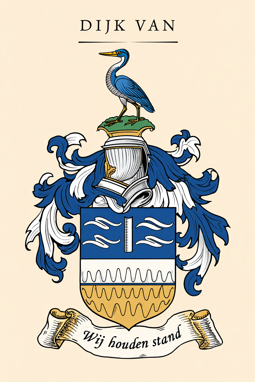 Familiewapen van de achternaam DIJK VAN