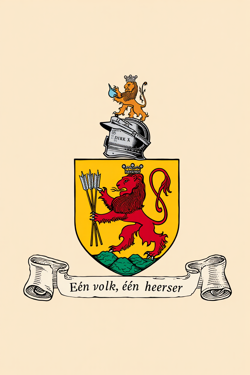 Familiewapen van de achternaam DIRK X