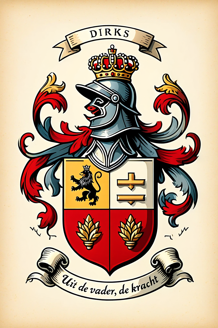 Familiewapen van de achternaam DIRKS