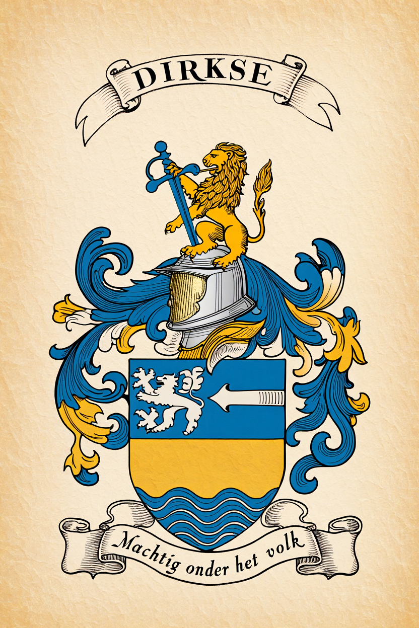 Familiewapen van de achternaam DIRKSE
