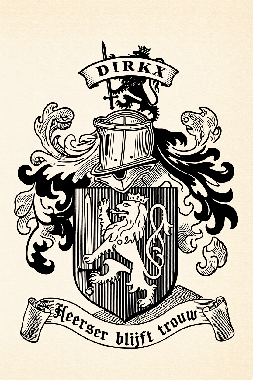 Familiewapen van de achternaam DIRKX