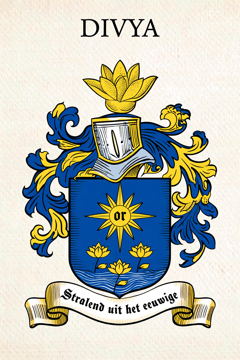 Familiewapen van de achternaam DIVYA