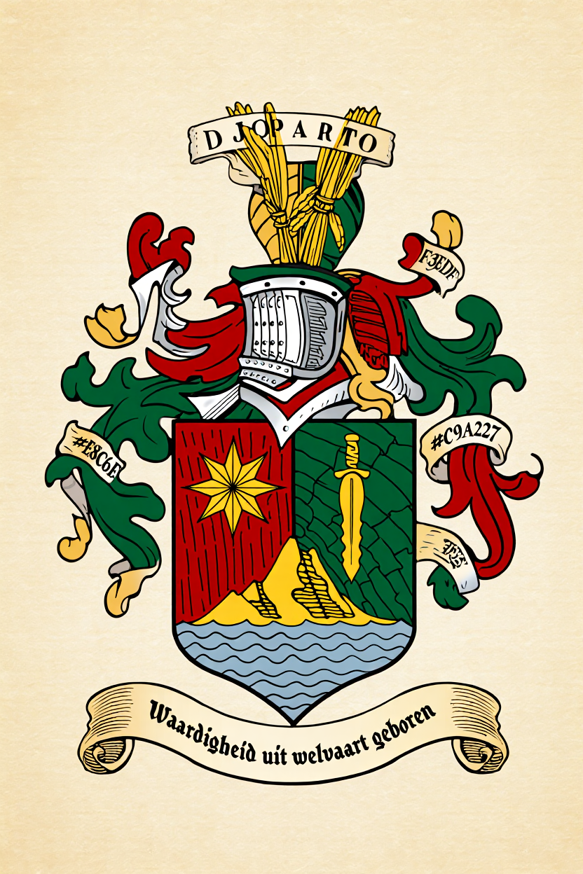 Familiewapen van de achternaam DJOPARTO