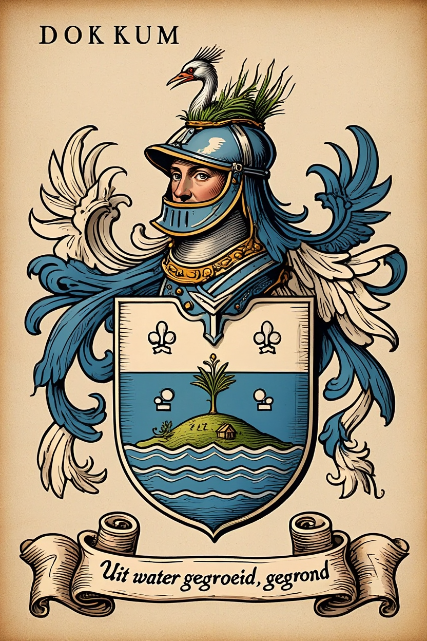 Familiewapen van de achternaam DOKKUM
