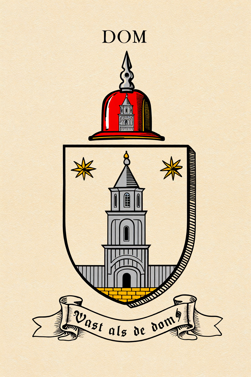 Familiewapen van de achternaam DOM (vergrendeld)