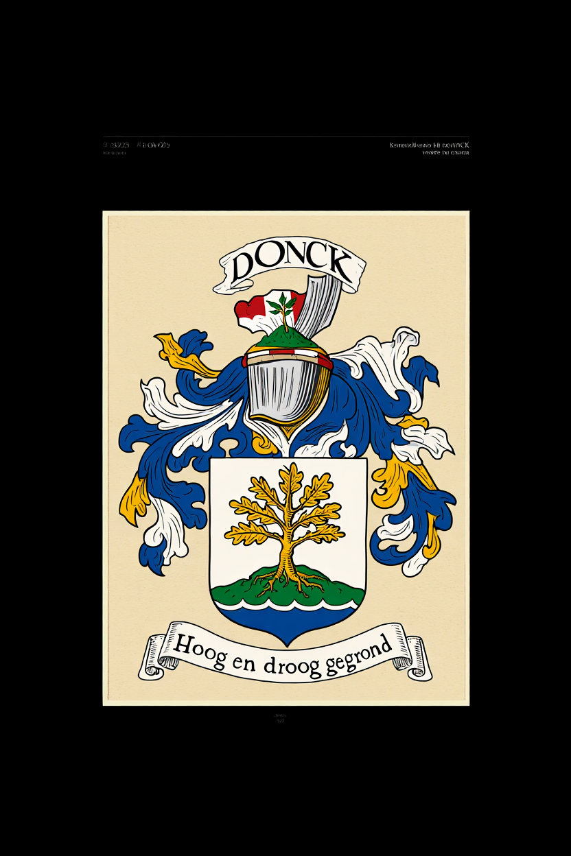 Familiewapen van de achternaam DONCK