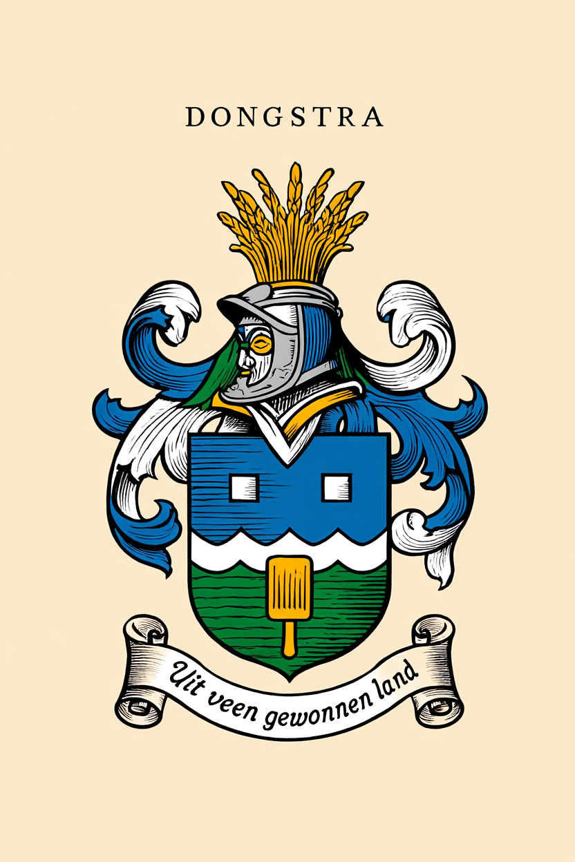 Familiewapen van de achternaam DONGSTRA
