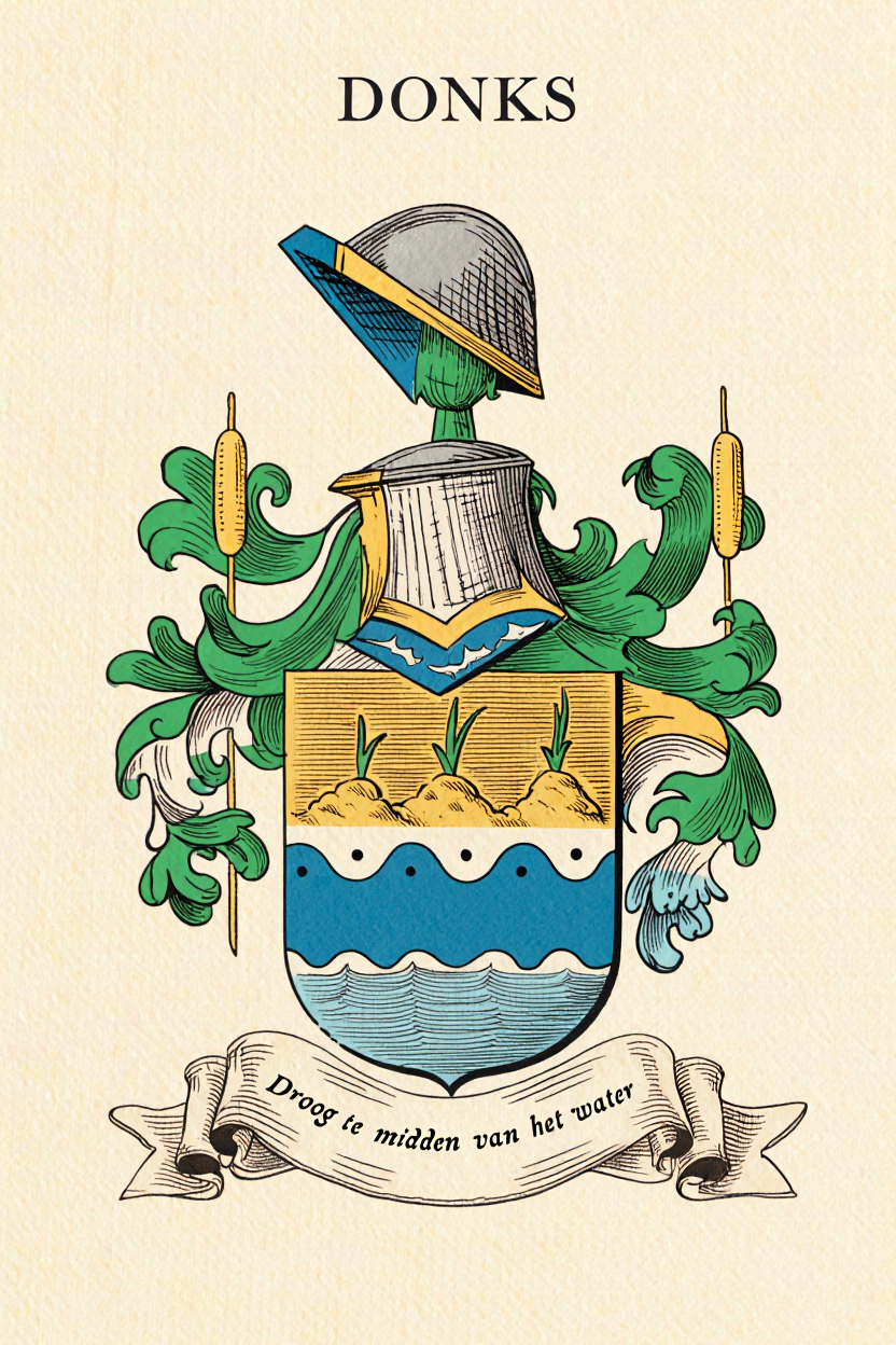 Familiewapen van de achternaam DONKS