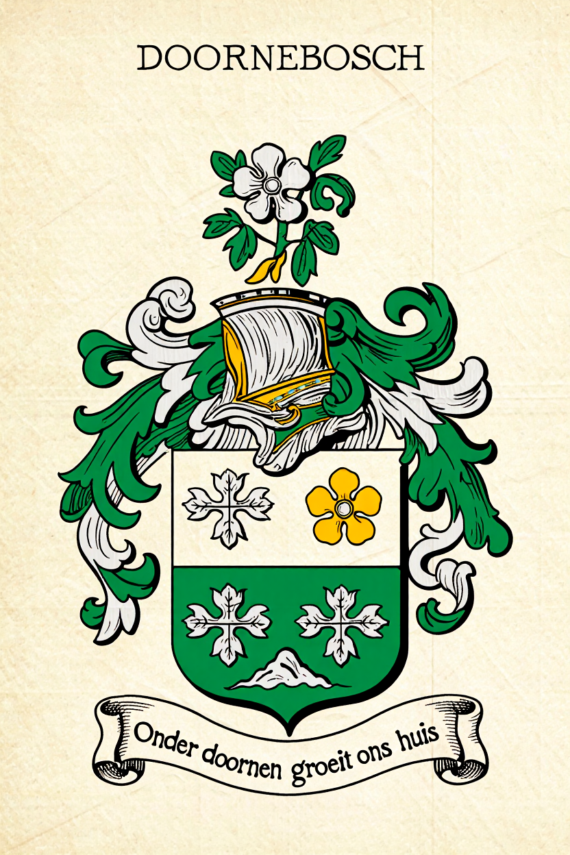 Familiewapen van de achternaam DOORNEBOSCH
