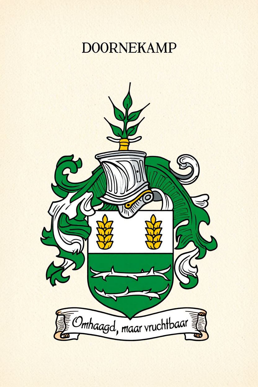 Familiewapen van de achternaam DOORNEKAMP