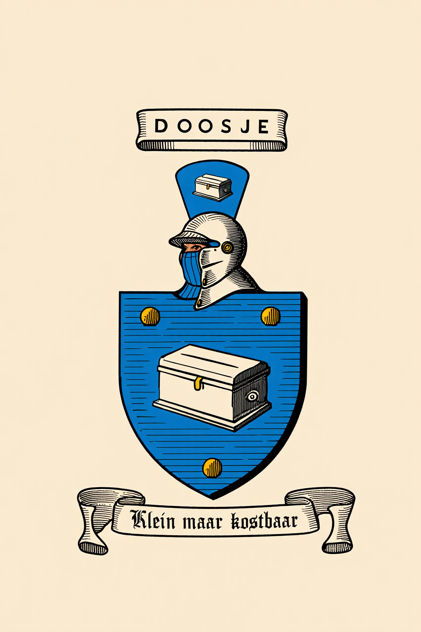Familiewapen van de achternaam DOOSJE (vergrendeld)