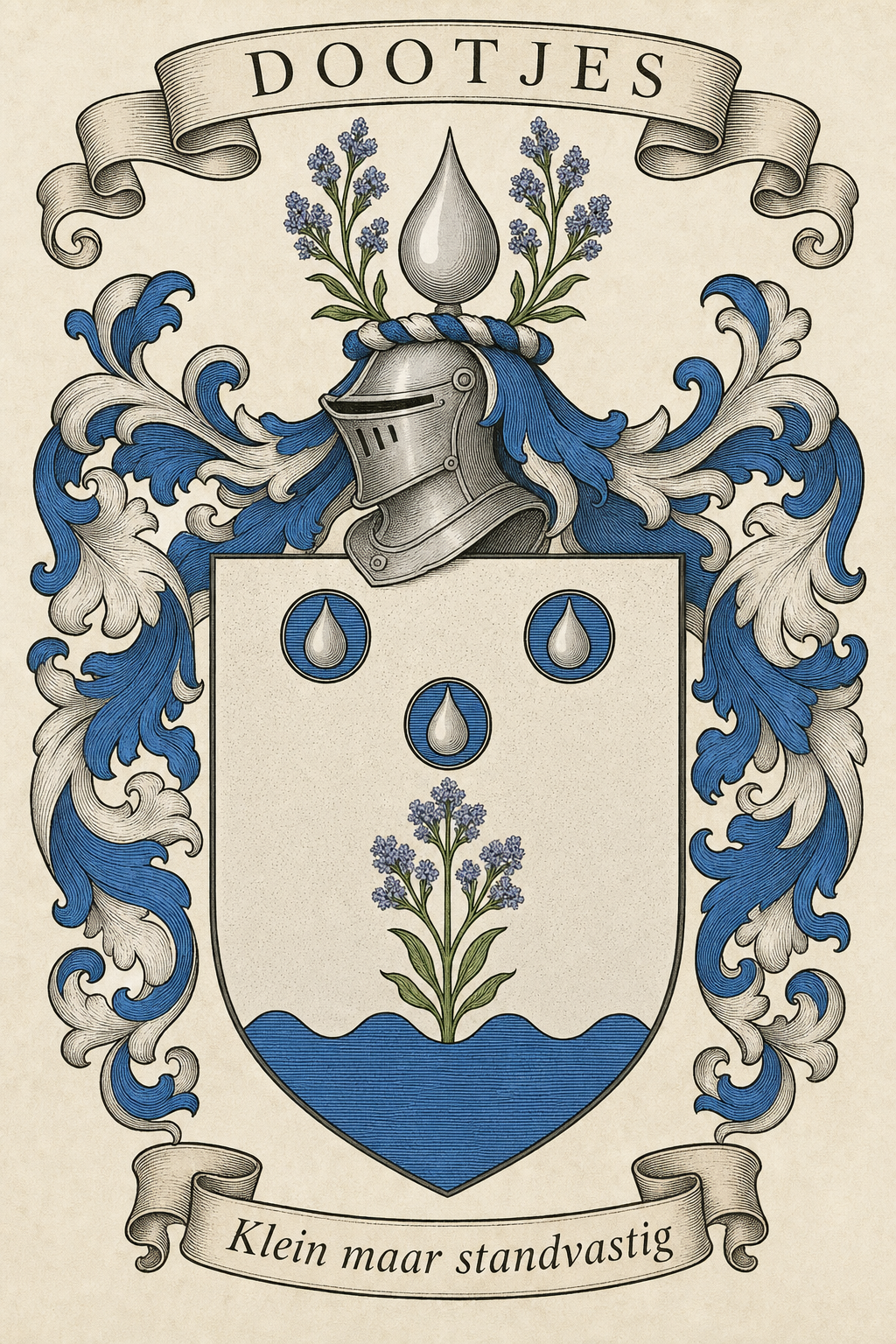 Familiewapen van de achternaam DOOTJES (vergrendeld)
