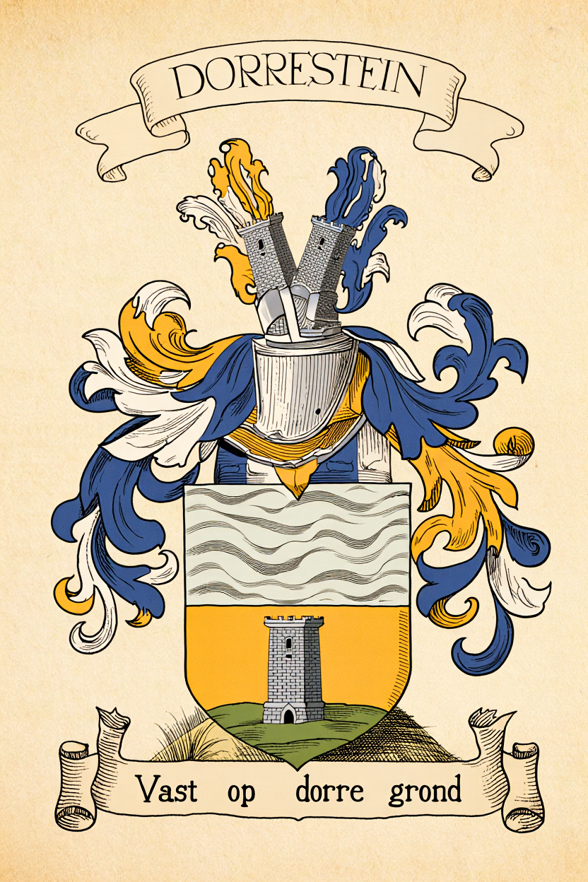 Familiewapen van de achternaam DORRESTEIN