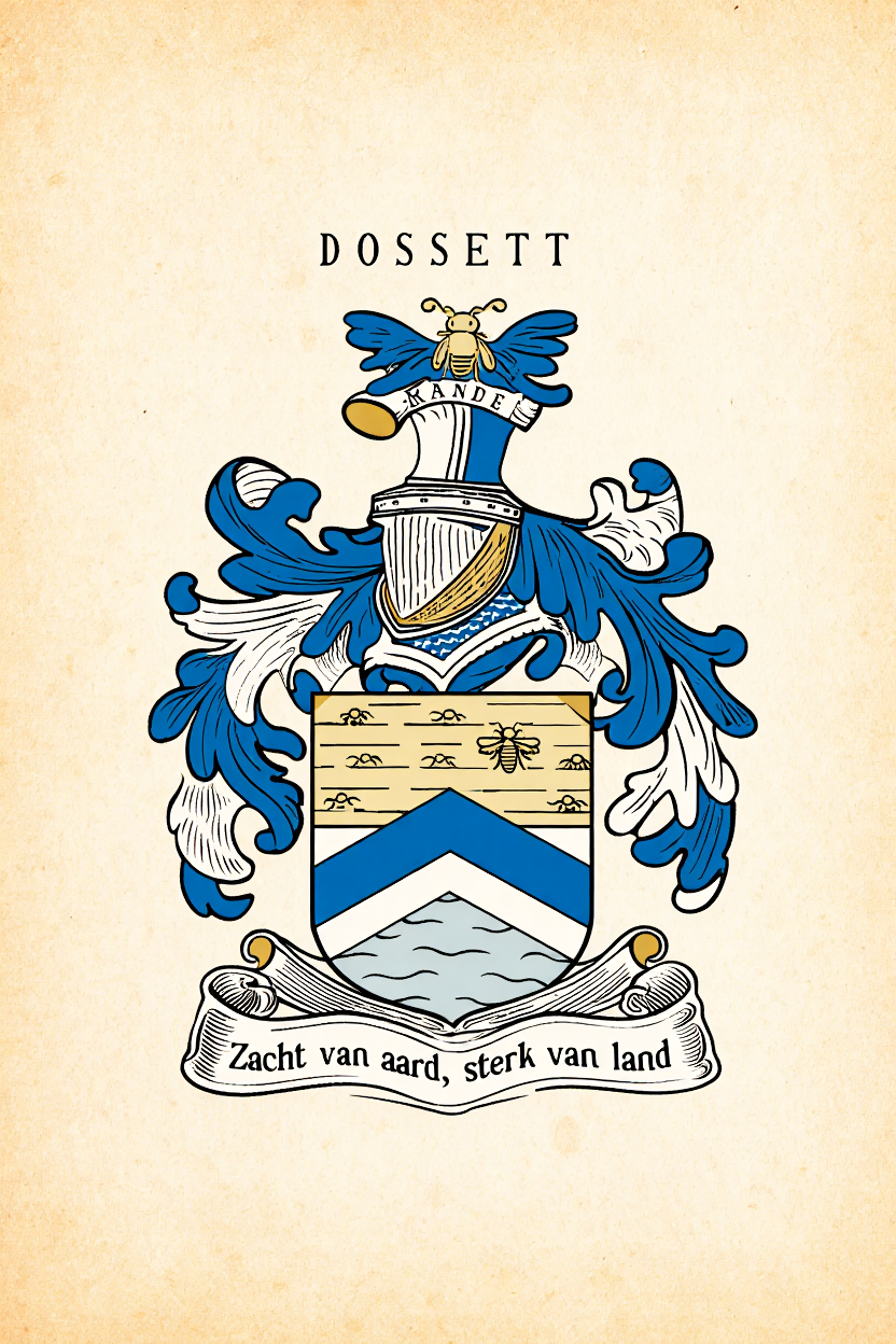 Familiewapen van de achternaam DOSSETT