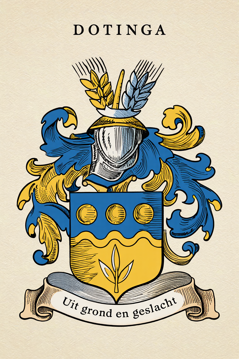 Familiewapen van de achternaam DOTINGA