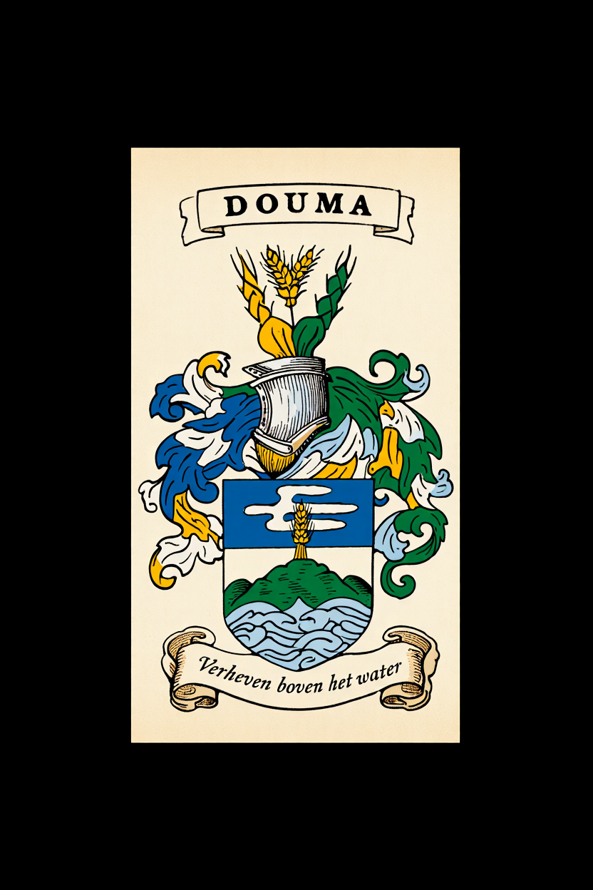 Familiewapen van de achternaam DOUMA