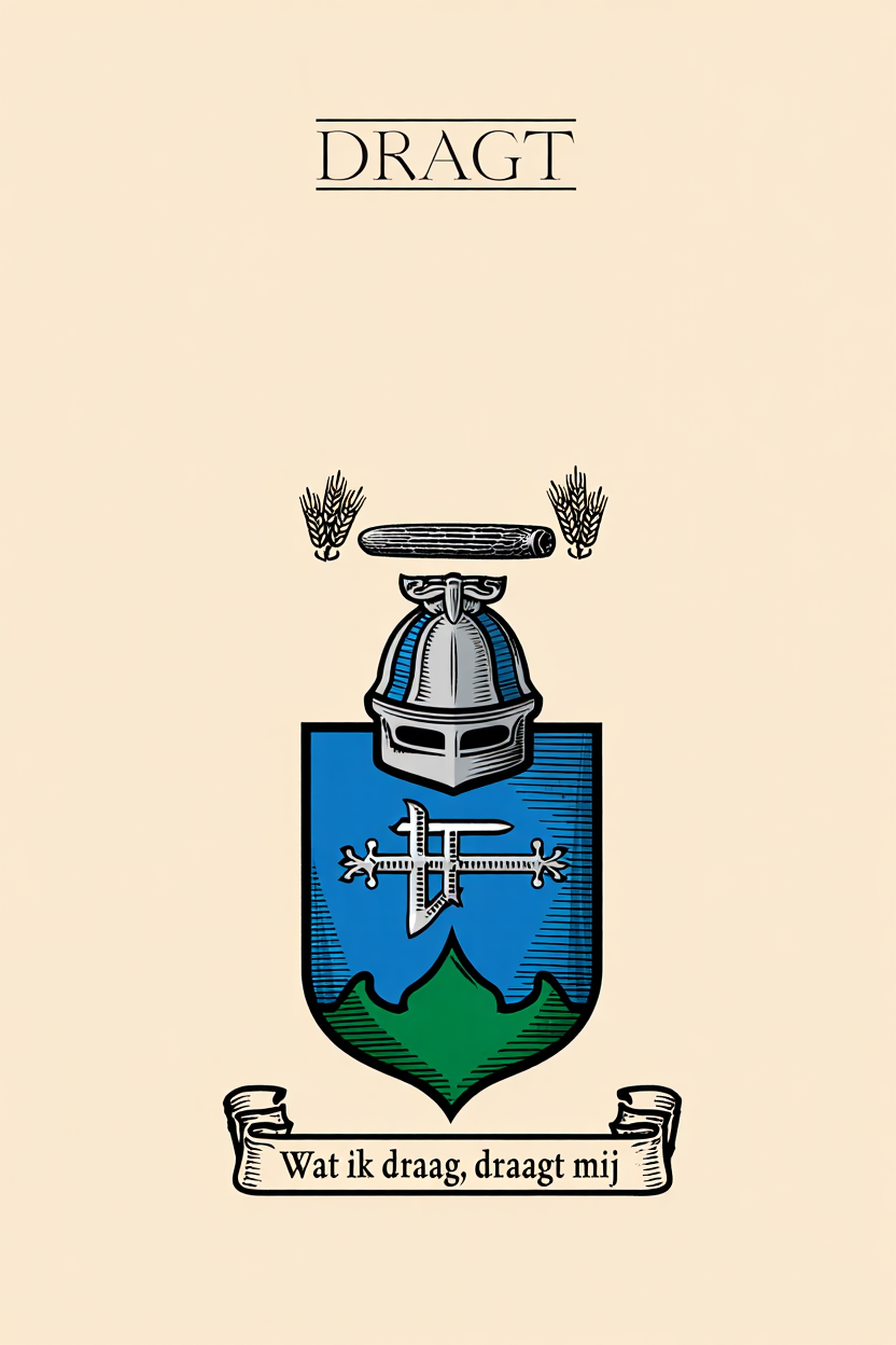 Familiewapen van de achternaam DRAGT (vergrendeld)