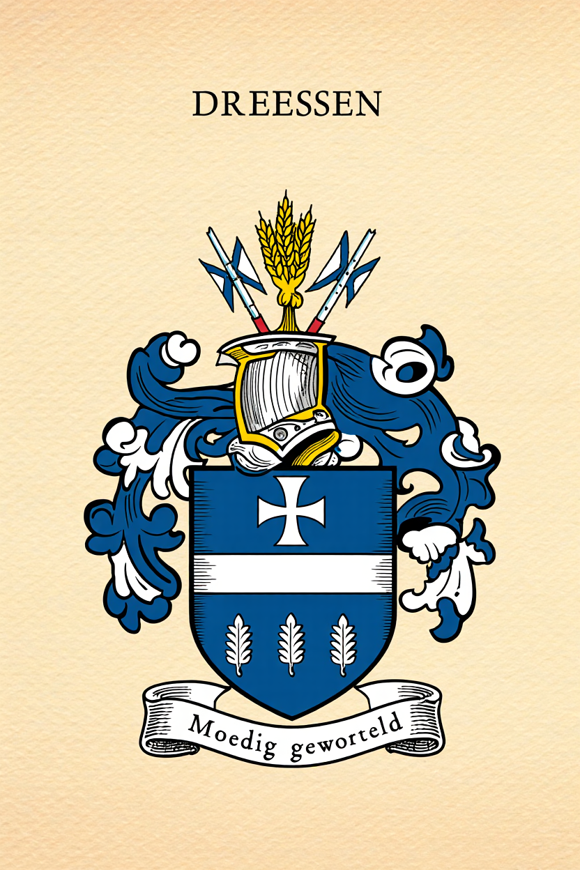 Familiewapen van de achternaam DREESSEN