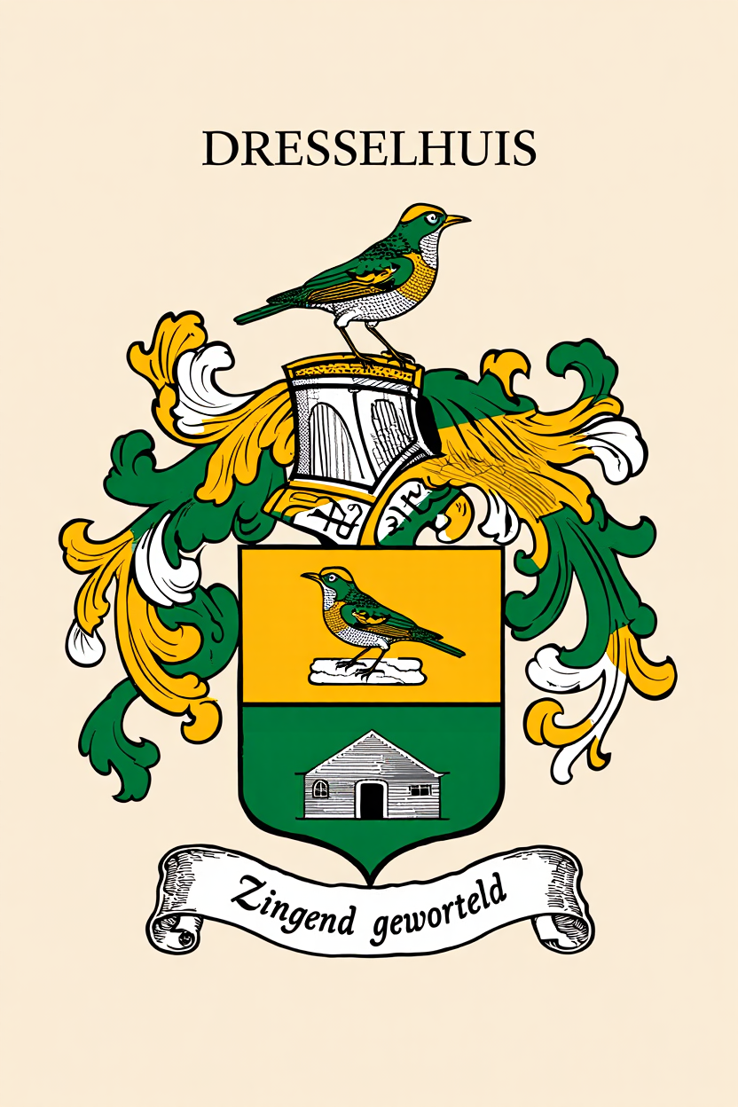 Familiewapen van de achternaam DRESSELHUIS