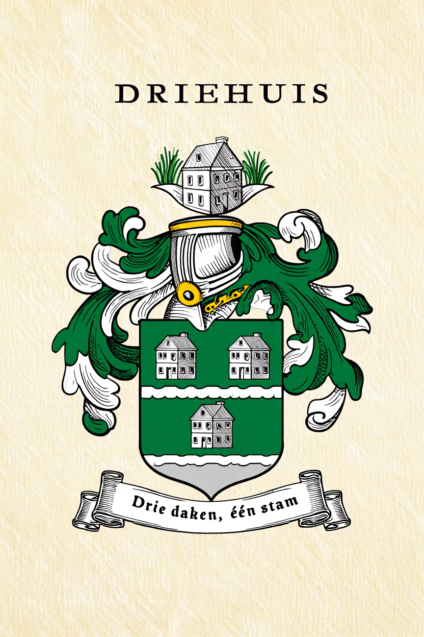 Familiewapen van de achternaam DRIEHUIS