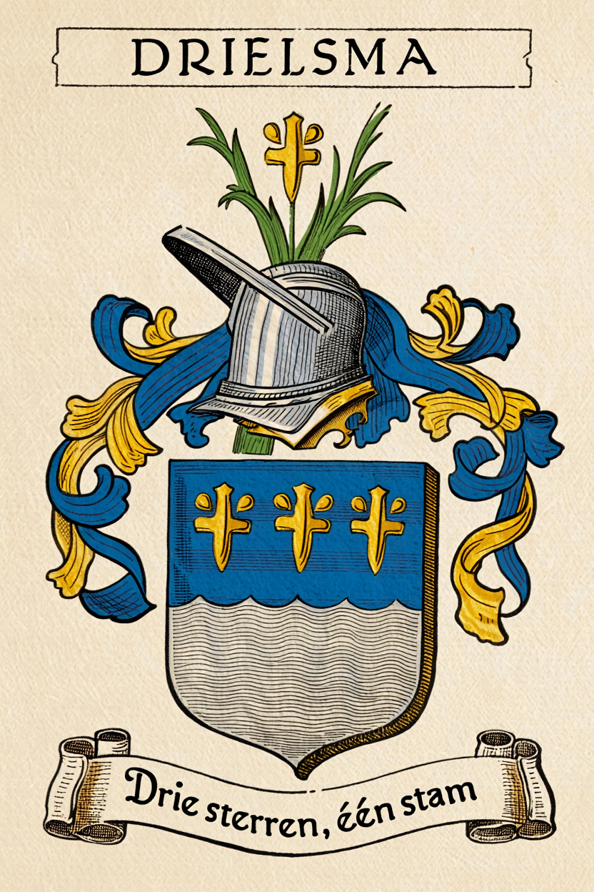 Familiewapen van de achternaam DRIELSMA