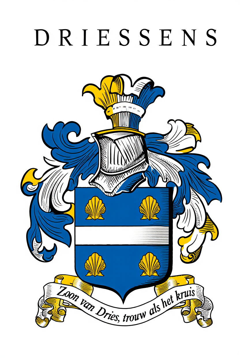 Familiewapen van de achternaam DRIESSENS