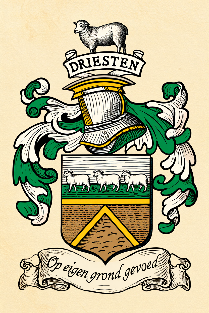 Familiewapen van de achternaam DRIESTEN