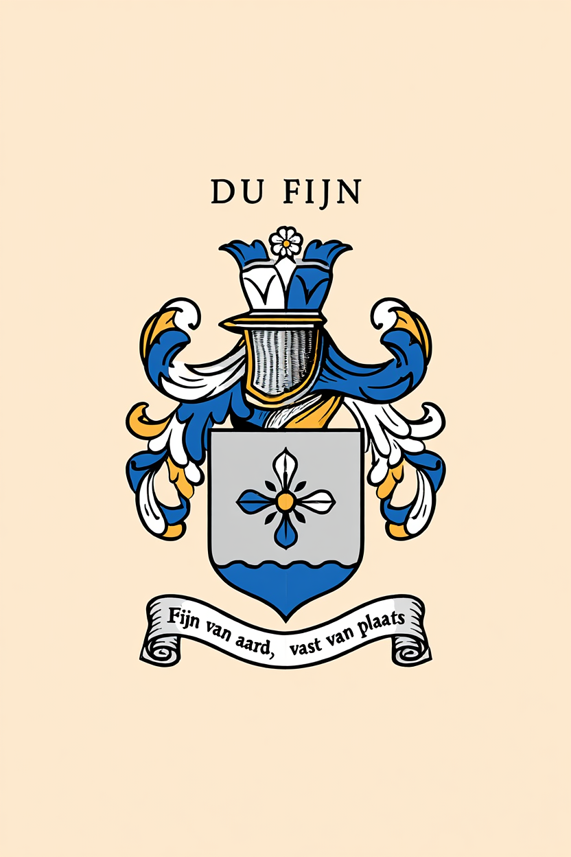 Familiewapen van de achternaam DU FIJN