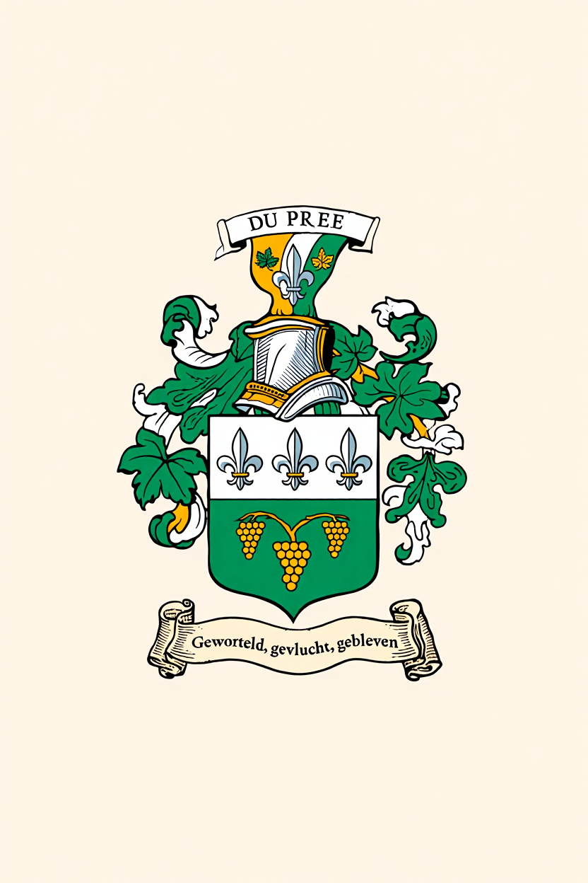 Familiewapen van de achternaam DU PREE