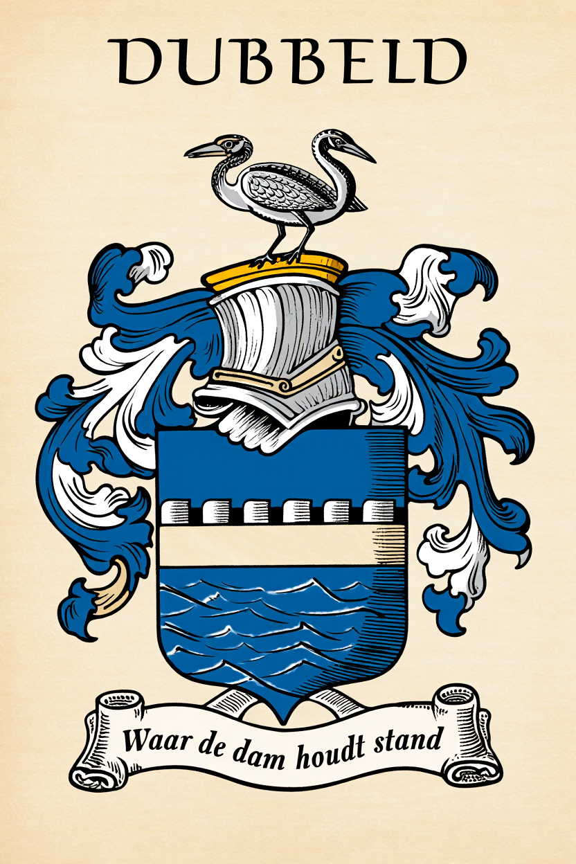 Familiewapen van de achternaam DUBBELD