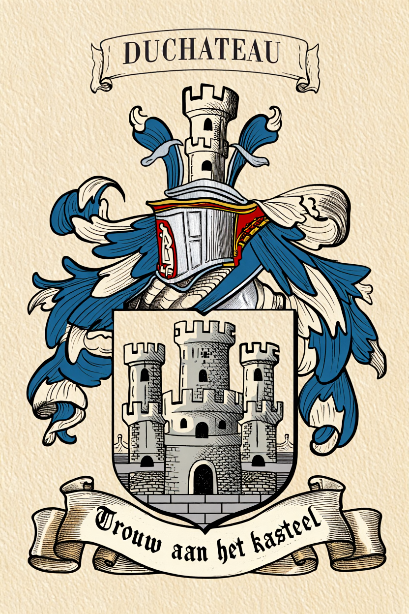 Familiewapen van de achternaam DUCHATEAU