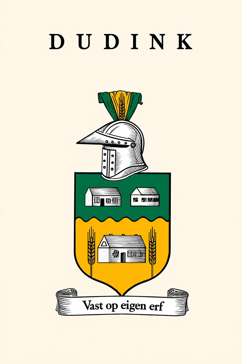 Familiewapen van de achternaam DUDINK