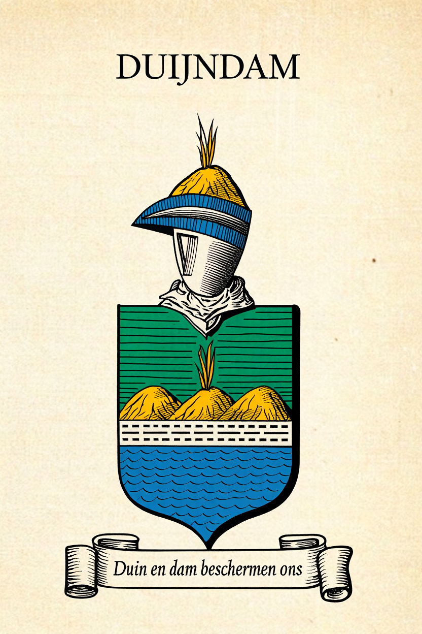 Familiewapen van de achternaam DUIJNDAM (vergrendeld)