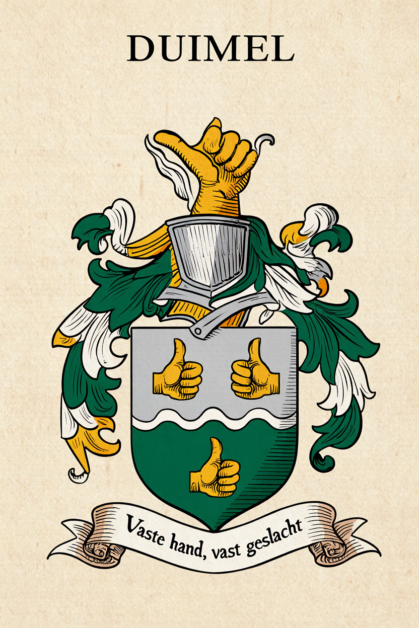Familiewapen van de achternaam DUIMEL