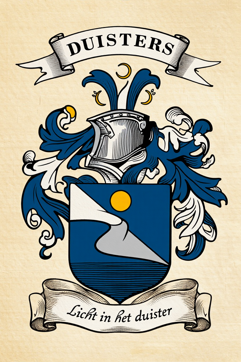 Familiewapen van de achternaam DUISTERS (vergrendeld)