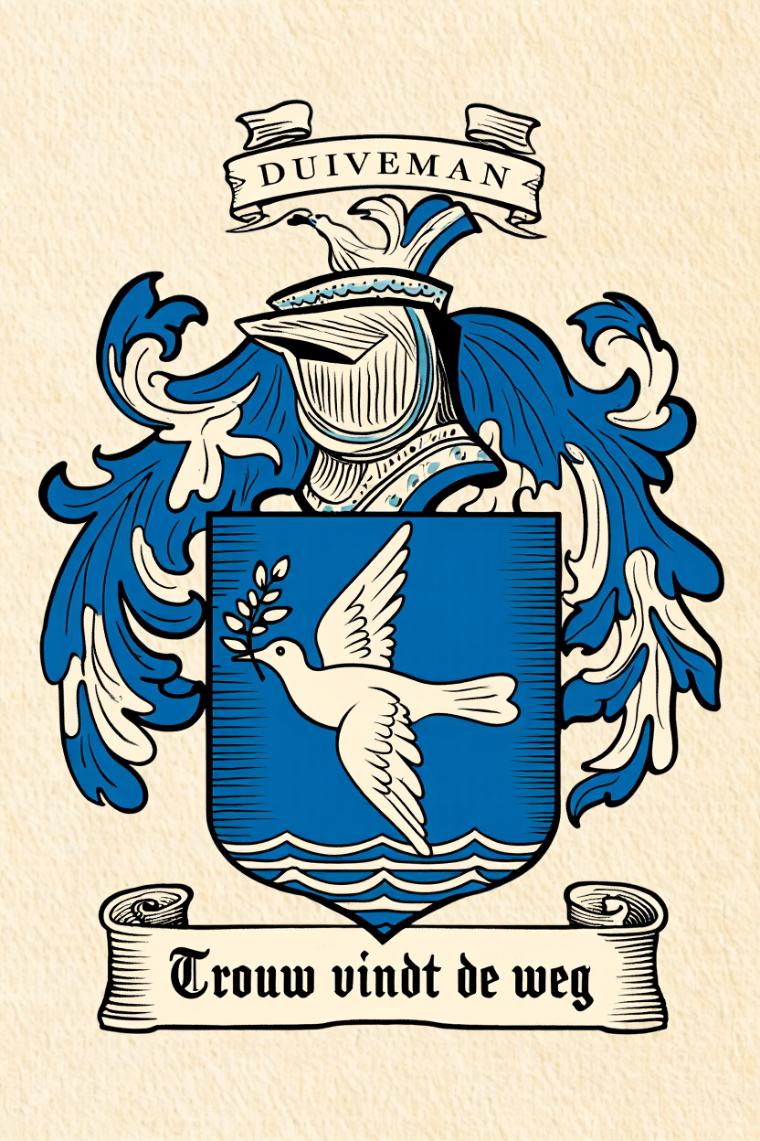 Familiewapen van de achternaam DUIVEMAN