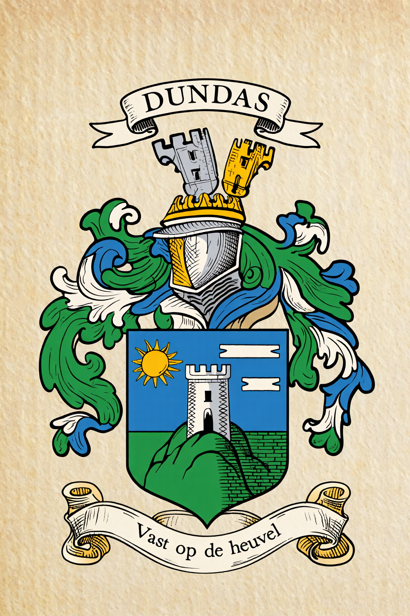 Familiewapen van de achternaam DUNDAS